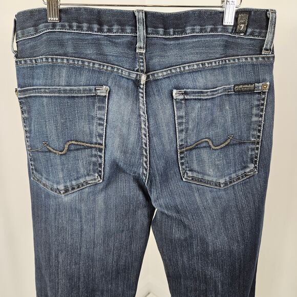 7 For All Mankind Austyn Blue Denim Jeans | Men's 32 - Picture 5 of 15